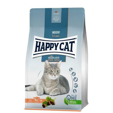 Happy Cat Indoor Adult Atlantik Lachs 2 x 4 kg (9,49€/ kg)