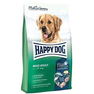 Happy Dog Supreme fit & vital Maxi Adult 4 x 1 kg (9,98€/ kg)