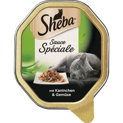 Sheba Schale Speciale mit Kaninchen und Gemüse 22 x 85g (19,20€/ kg)