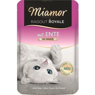 Miamor FB Ragout Royale Ente in Sauce 22 x 100 g (11,77€/ kg)