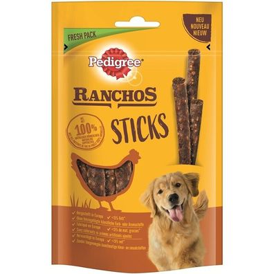 Pedigree Ranchos Sticks mit Huhn 10 x 60g (59,83€/ kg)