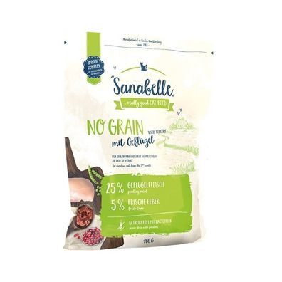 Sanabelle No Grain Geflügel 400g (37,25€/ kg)