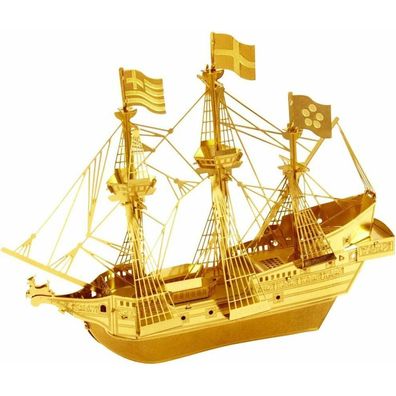 METAL EARTH 3D-Puzzle Schiff Golden Hind (gold)