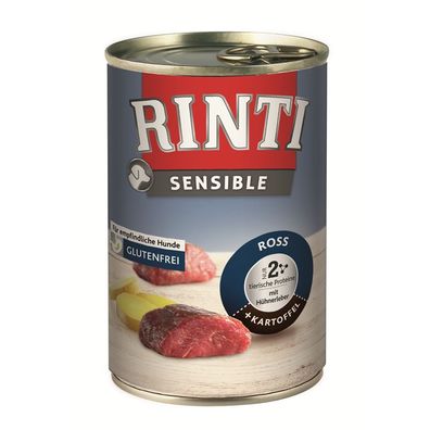 Rinti Dose Sensible Ross, Hühnerleber & Kartoffel 6 x 400g (12,46€/ kg)