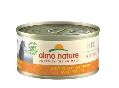 Almo Nature Kitten Natural Huhn 24 x 70g (27,32€/ kg)