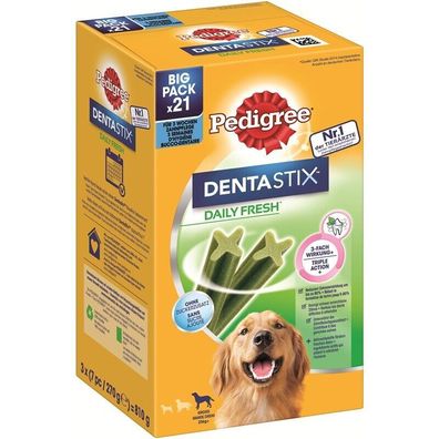 Pedigree Denta Stix Daily Fresh MP große Hunde 84 St. (0,59€/ Stk.)