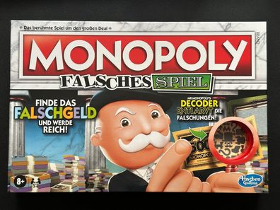 Monopoly Falsches Spiel Hasbro Parker Neu Ovp Fälschungen Decoder NEU OVP