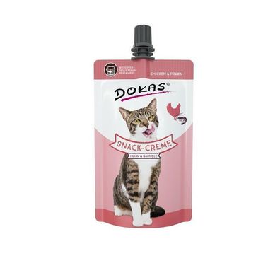 Dokas Cat Snack-Creme Huhn & Garnele 14 x 90g (34,84€/ kg)