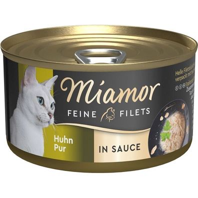 Miamor Dose Feine Filets Huhn Pur in Sauce 24 x 85g (21,52€/ kg)
