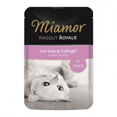 Miamor FB Ragout Royale in Soße Ente & Geflügel 22 x 100 g (11,77€/ kg)
