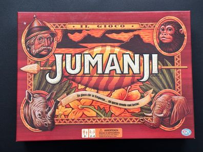 Jumanji Brettspiel (italienische Version + zusätzlich deutsche Anleitung neuwertig