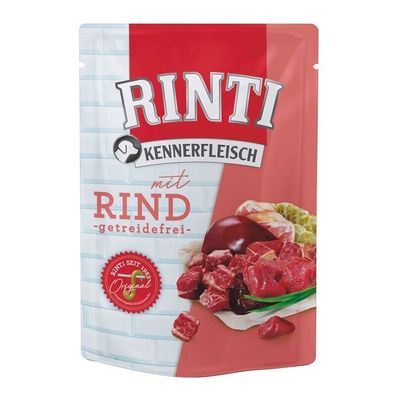 Rinti Kennerfleisch Pouchbeutel Rind 10 x 400g (7,48€/ kg)