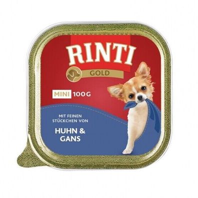 Rinti Schale Gold Mini Huhn & Gans 16 x 100g (13,69€/ kg)