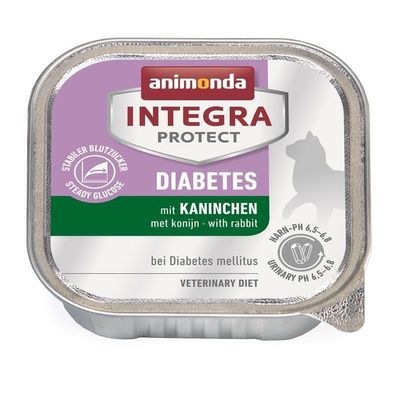 Animonda Cat Schale Integra Protect Diabetes mit Kaninchen 16 x 100g (21,19€/ kg)