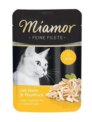 Miamor FB Feine Filets Huhn & Thunfisch 24 x 100 g (18,29€/ kg)