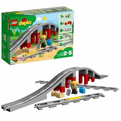 LEGO Duplo Eisenbahnbrücke und Schienen (10872)