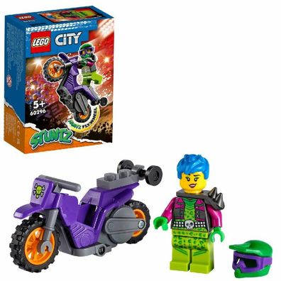 Lego 60296 City Stuntz Wheelie Stuntmotor
