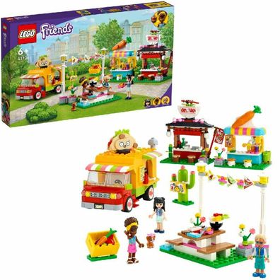 LEGO 41701 Friends Streetfood-Markt mit Taco-Truck und Smoothie-Bar