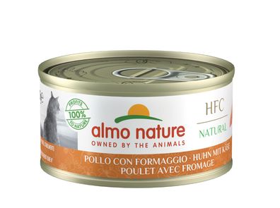 Almo Nature Adult Natural Huhn mit Käse 24 x 70g (27,32€/ kg)