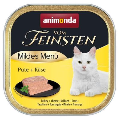 Animonda vom Feinsten Mildes Menue Pute & Käse 32 x 100g (17,47€/ kg)