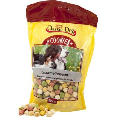 Classic Dog Snack Cookies Gourmethappen 12 x 500g (6,32€/ kg)