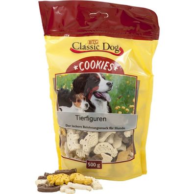 Classic Dog Snack Cookies Tierfiguren 12 x 500g (6,32€/ kg)