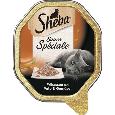 Sheba Schale Speciale Frikassée Pute & Gemüse 22 x 85g (19,20€/ kg)