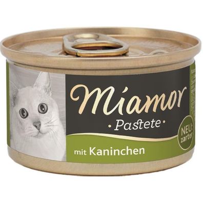 Miamor Dose Pastete Kaninchen 12 x 85 g (21,47€/ kg)