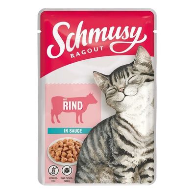Schmusy Ragout mit Rind in Sauce 44 x 100g (9,07€/ kg)