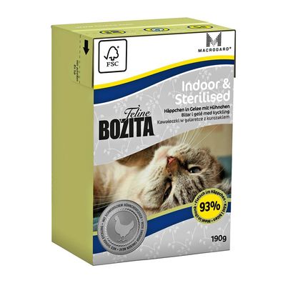 Bozita Cat Indoor & Sterilised 16 x 190g (11,15€/ kg)