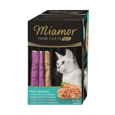 Miamor PB Feine Filets Mini Selection Multibox 64 x 50g (21,84€/ kg)