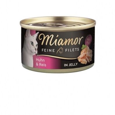 Miamor Dose Feine Filets Huhn & Reis 48 x 100 g (15,81€/ kg)