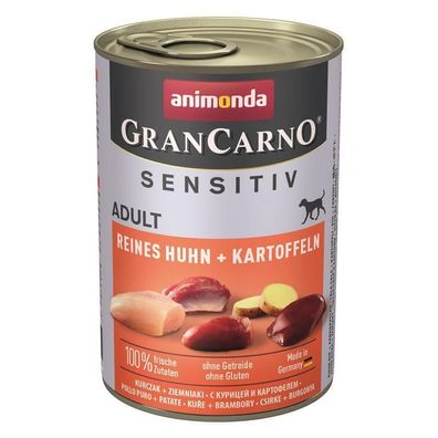 Animonda GranCarno Sensitiv Huhn & Kartoffeln 12 x 400g (10,40€/ kg)