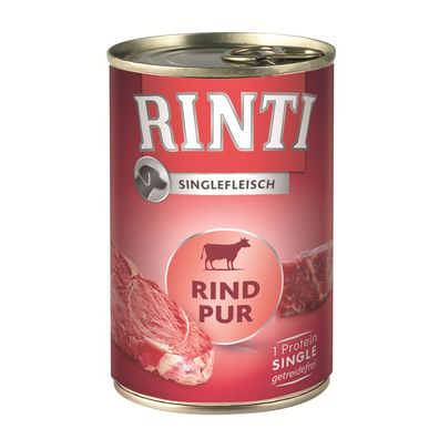 Rinti Dose Singlefleisch Rind Pur 12 x 400g (10,40€/ kg)