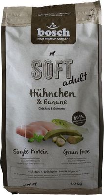 Bosch Soft Hühnchen & Banane 2 x 1 Kg (14,95€/ kg)