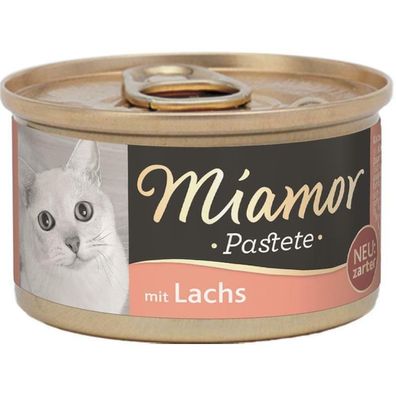 Miamor Dose Pastete Lachs 24 x 85 g (17,60€/ kg)