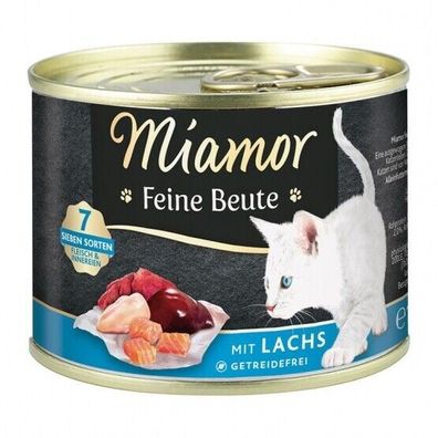 Miamor Dose Feine Beute Lachs 12 x 185 g (13,47€/ kg)