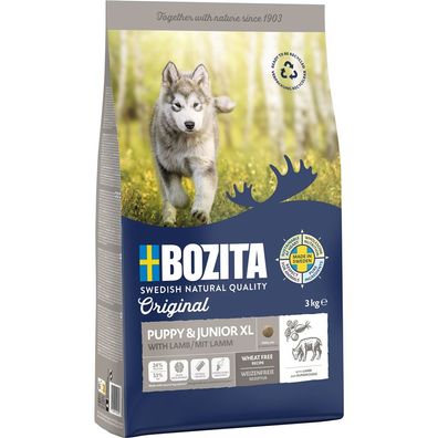 Bozita Original Puppy & Junior Lamb XL 3 kg (9,30€/ kg)