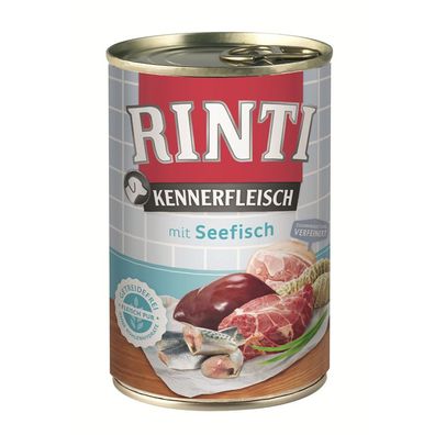 Rinti Dose Kennerfleisch Seefisch 12 x 400g (7,90€/ kg)