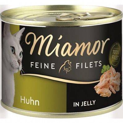 Miamor Dose Feine Filets Huhn in Jelly 12 x 185 g (17,97€/ kg)