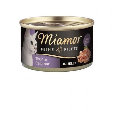 Miamor Dose Feine Filets Thunfisch & Calamaris 48 x 100 g (15,81€/ kg)