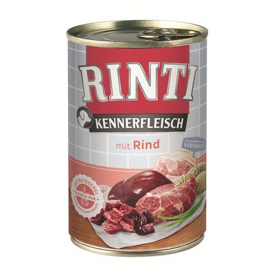 Rinti Dose Kennerfleisch Rind 24 x 400g (6,66€/ kg)