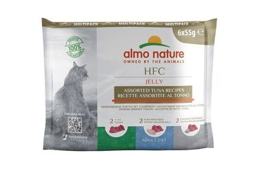 Almo Nature HFC Natural Thunfisch Jelly 96 x 55g (26,50€/ kg)