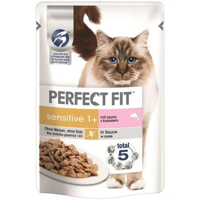 Perfect Fit Cat PB Sensitive Lachs 12 x 85g (25,39€/ kg)