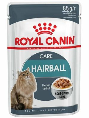 Royal Canin Feline Portionsbeutel MP Hairball Care in Sosse 24 x 85g (29,36€/ kg)