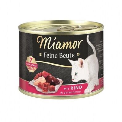 Miamor Dose Feine Beute Rind 12 x 185 g (13,47€/ kg)