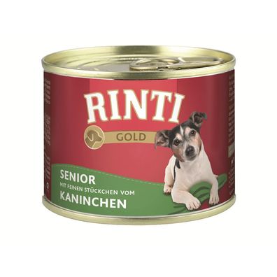Rinti Dose Gold Senior Kaninchen 24 x 185g (10,34€/ kg)
