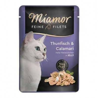 Miamor FB Feine Filets Thunfisch & Calamari 48 x 100 g (15,81€/ kg)