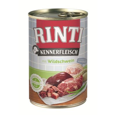 Rinti Dose Kennerfleisch Wildschwein 12 x 400g (7,90€/ kg)