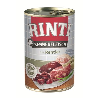 Rinti Dose Kennerfleisch Rentier 24 x 400g (6,66€/ kg)